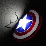 Luce da parete 3D Capitan America