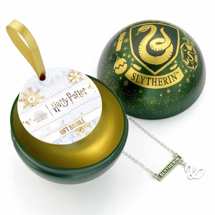 Pallina di Natale Serpeverde con sorpresa