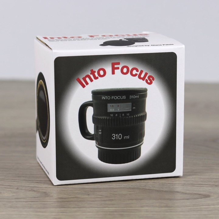 Tazza Obiettivo fotografico