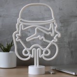 Lampada Stormtrooper stile neon