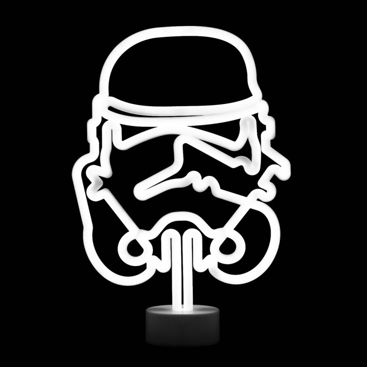 Lampada Stormtrooper stile neon