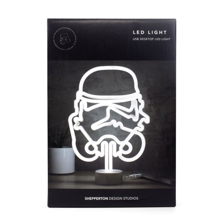 Lampada Stormtrooper stile neon