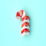 Mollettone Candy Cane