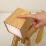 Lampada Cane in legno
