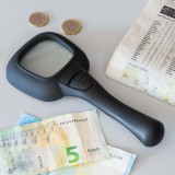 Lente d'ingrandimento con LED e UV