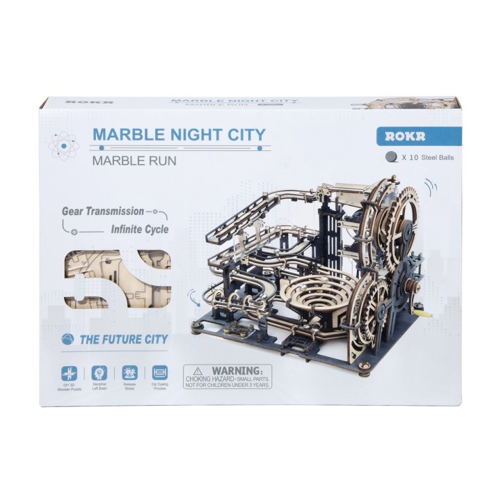 Pista per biglie da montare - Night City