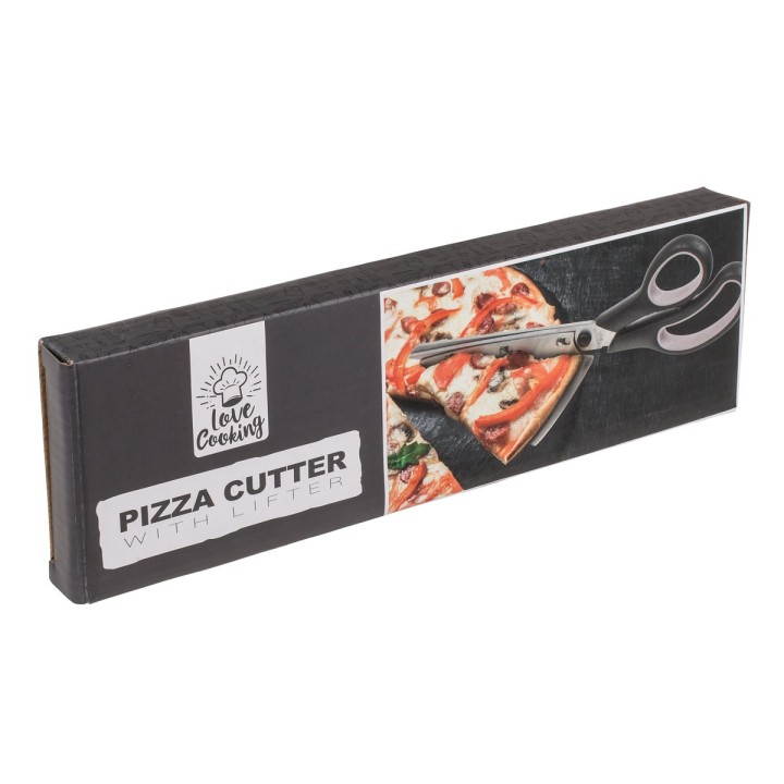 Forbici tagliapizza con paletta