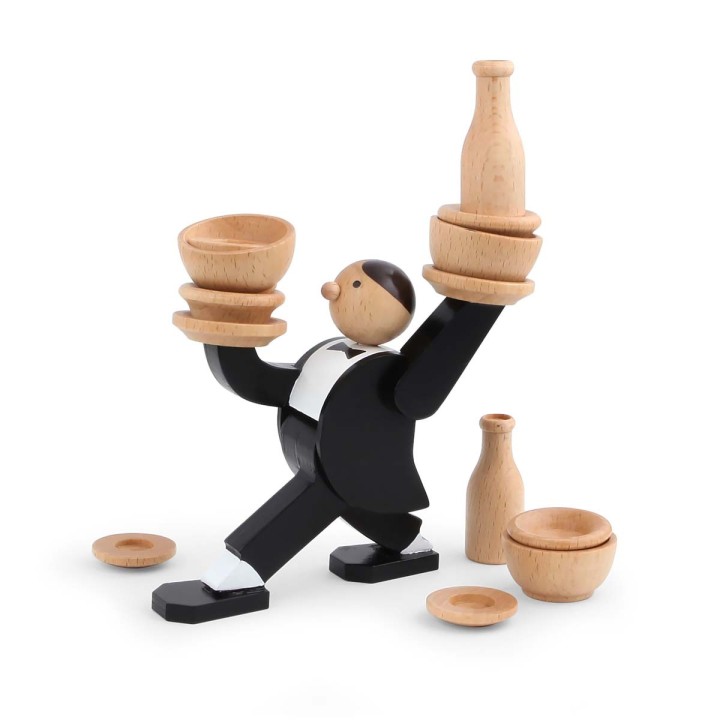 Gioco il cameriere equilibrista