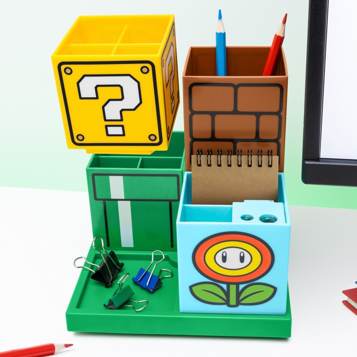 Organizer da scrivania Super Mario