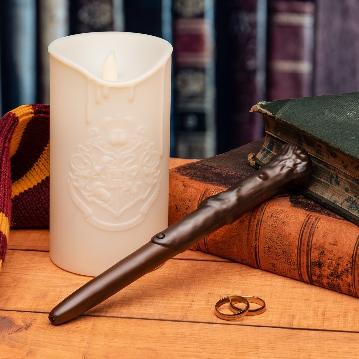 Candela LED di Harry Potter con bacchetta
