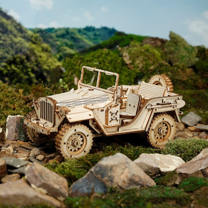 Jeep militare da montare