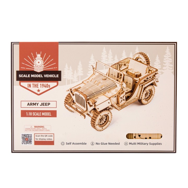 Jeep militare da montare