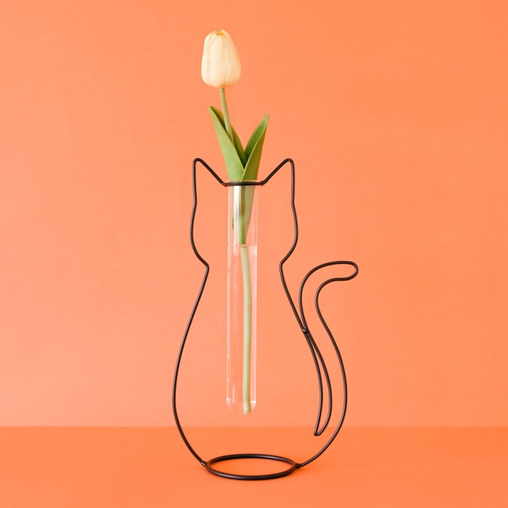 Vaso silhouette Gatto