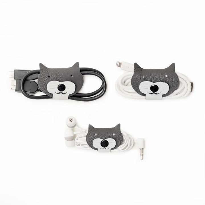 Clip per cavi Gatti (set da 3)
