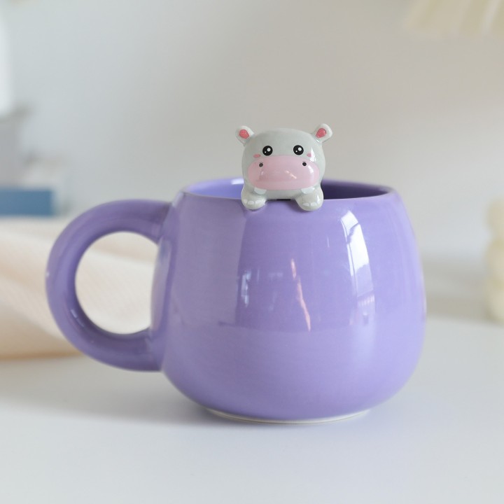 Tazza con ippopotamo