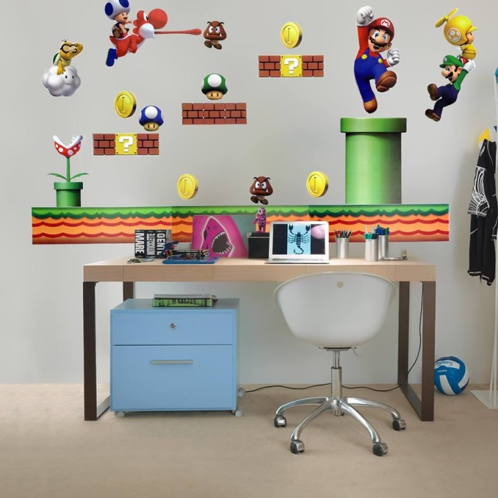 New Super Mario Wall Stickers