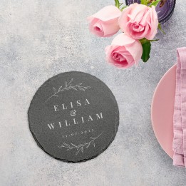 Sottobicchiere personalizzato per matrimonio