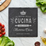 Piatto personalizzato Regina della cucina