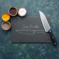 Piatto da Chef in ardesia personalizzato