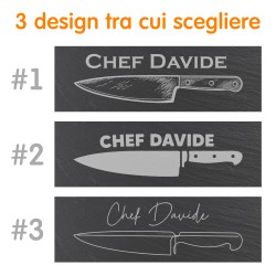 Piatto da Chef in ardesia personalizzato