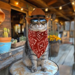Kit per gatto Cowboy