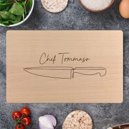Tagliere personalizzato da Chef