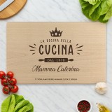 Tagliere personalizzato Regina della cucina