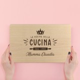 Tagliere personalizzato Regina della cucina