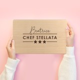 Tagliere personalizzato Chef stellato