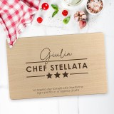 Tagliere personalizzato Chef stellato