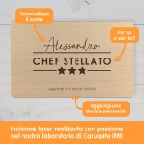 Tagliere personalizzato Chef stellato