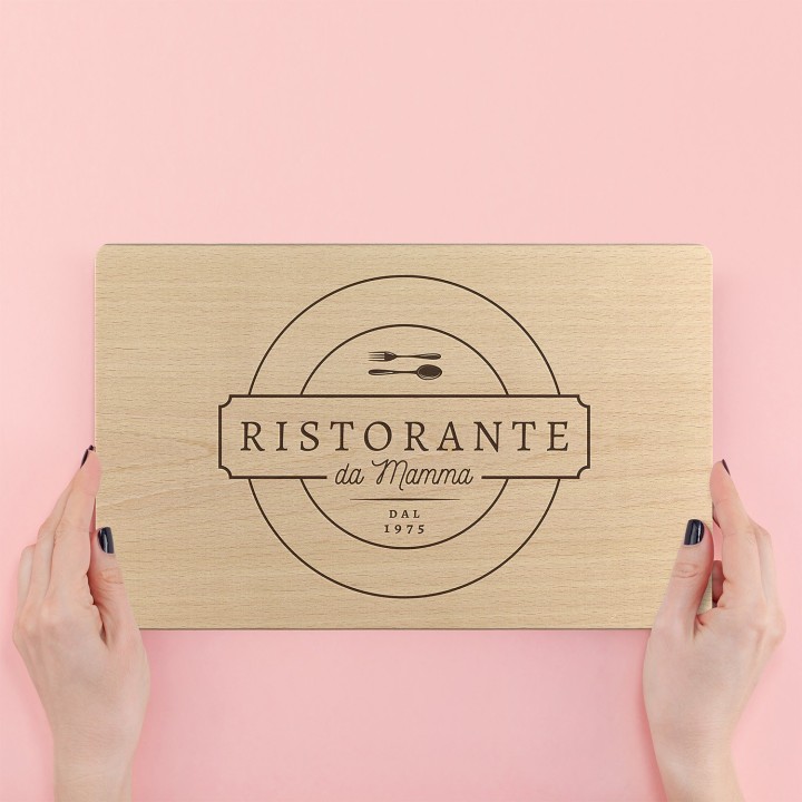 Tagliere personalizzato Ristorante di casa
