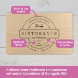 Tagliere personalizzato Ristorante di casa