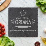 Piatto personalizzato In cucina con amore