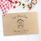 Tagliere personalizzato Casa dolce Casa