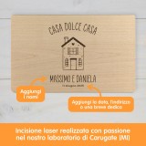 Tagliere personalizzato Casa dolce Casa