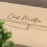 Tagliere personalizzato da Chef