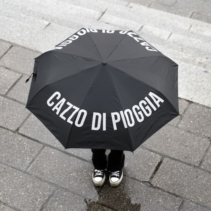 Ombrello pieghevole Cazzo di pioggia