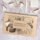 Tagliere per formaggi personalizzato