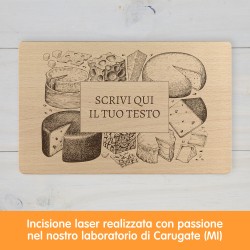 Tagliere personalizzato per formaggi