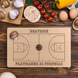 Tagliere personalizzato Campo da basket