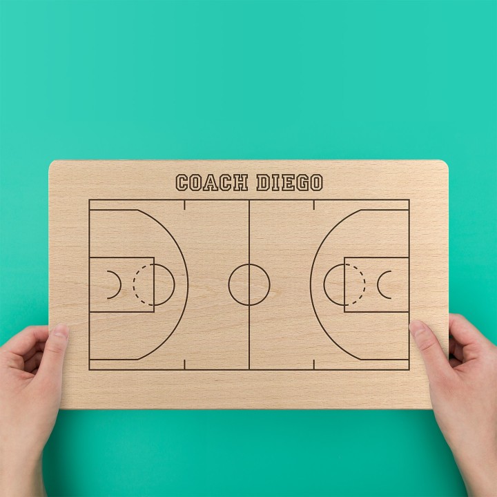 Tagliere personalizzato Campo da basket