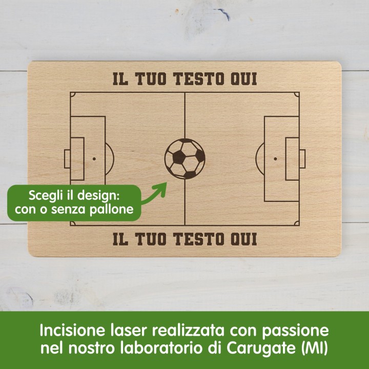 Tagliere personalizzato Campo da calcio