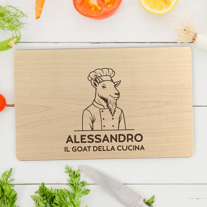 Tagliere personalizzato Goat della cucina