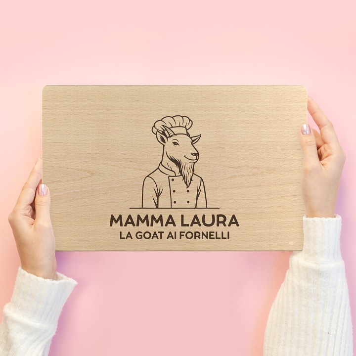 Tagliere personalizzato Goat della cucina