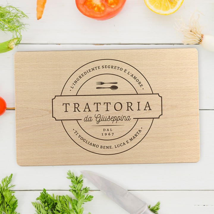 Tagliere personalizzato Ristorante di casa