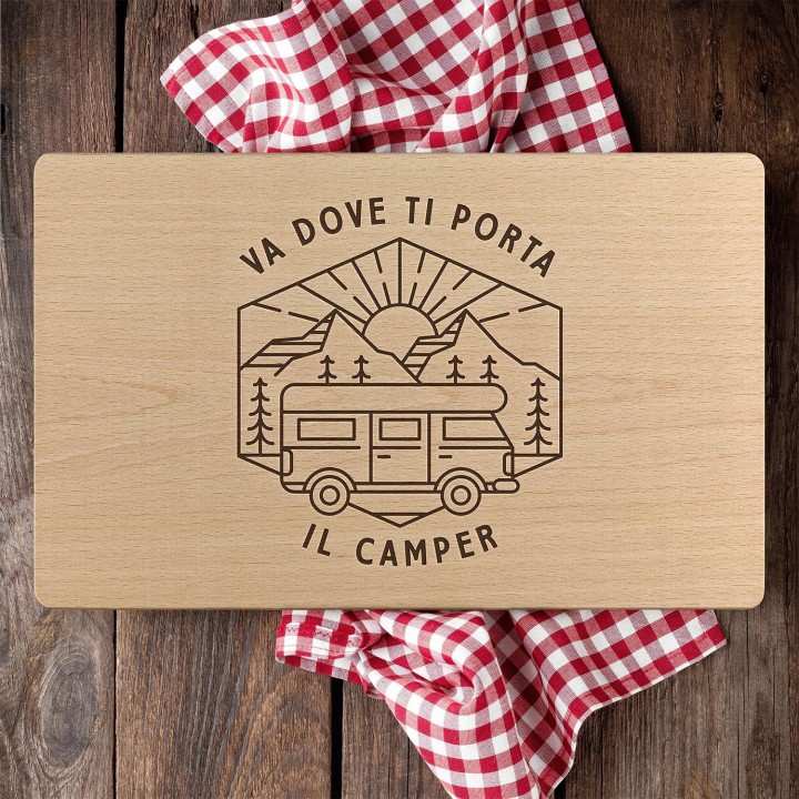 Tagliere personalizzato Camper