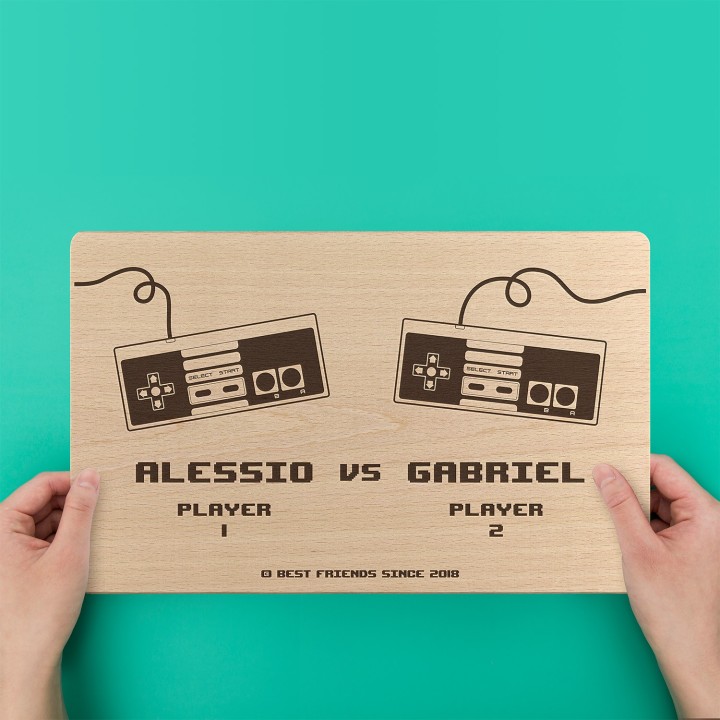 Tagliere personalizzato Multiplayer retrò