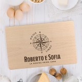 Tagliere personalizzato Rosa dei Venti