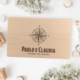 Tagliere personalizzato Rosa dei Venti